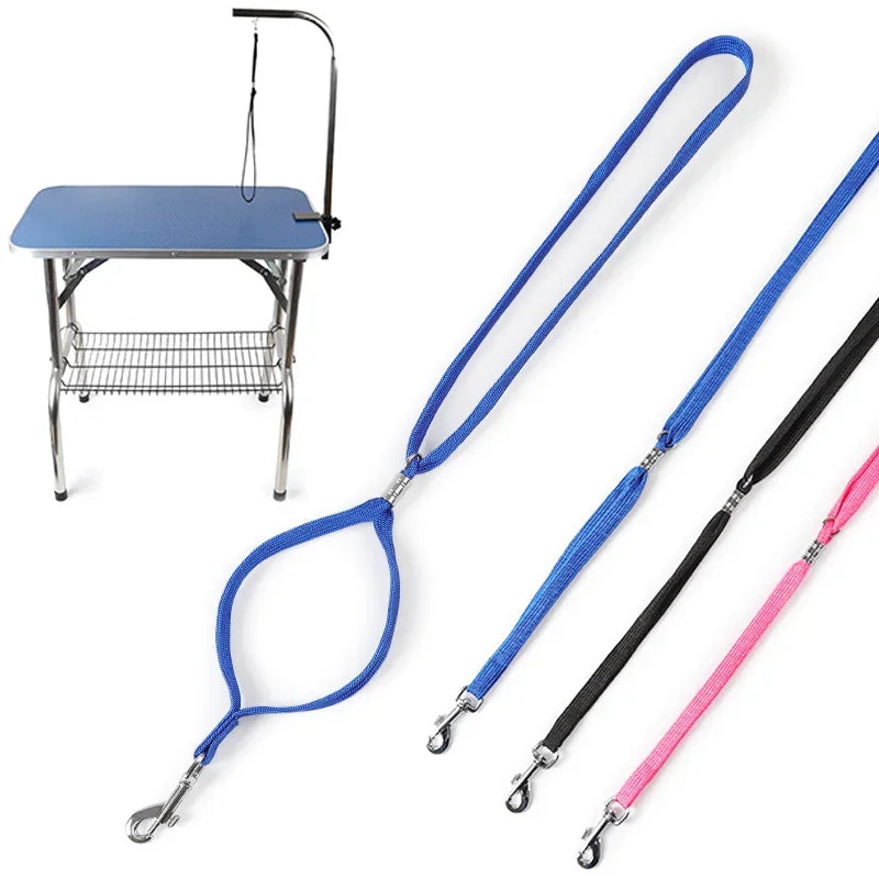 Leash Leads For Pet Grooming Table Adjustable Fixed Dog Cat Safety Rope Pet Grooming Loops Nylon Restraint Noose Pet Supplies