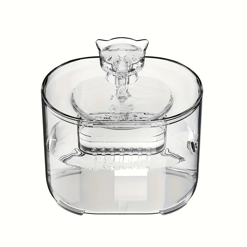 Dog/Cat 1pc 2.2L Pet Water Fountain - Fountains with Automatic Water Dispenser, Fresh and Filtered Drinking Water, and Whisper Qu