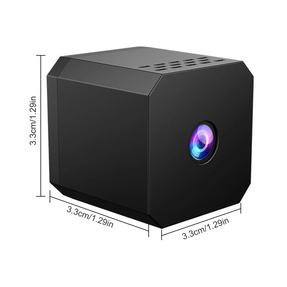 Smart Security Camera Mini Outdoor 1080P WiFi Night Vision Human Detection 2-Way Audio Cloud/SD Storage Camara Espia Smart Home