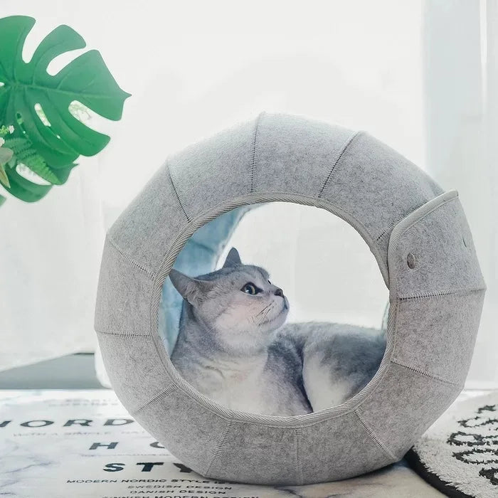 Cat mat can be disassembled and washed dog kennel semi-closed DIY cat kennel dog mat Pet mat dog bed pet supplies