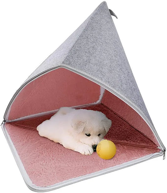 Cat mat can be disassembled and washed dog kennel semi-closed DIY cat kennel dog mat Pet mat dog bed pet supplies