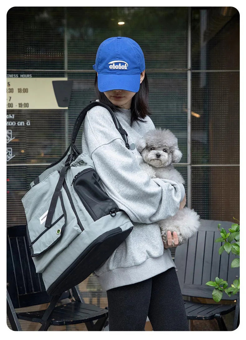 Pet Carrier Backpack for Cat Dog  Airline Approved Ventilated Breathable Front Back Travel Hiking Outdoor Bag Small Puppy Kitten
