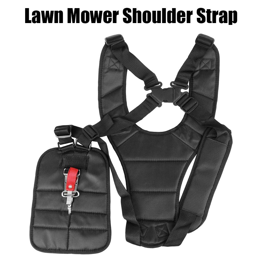 Harness Strap Belt Lawn Mower Power Pruner Double Trimmer Shoulder Adjusted Band For Brush Cutter & Trimmer Garden