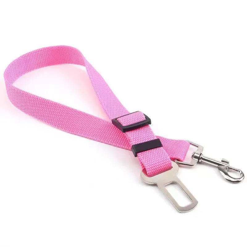 Dog & Cat Car Seat Belt Suitable for Universal Safety. Buckle And Adjustable