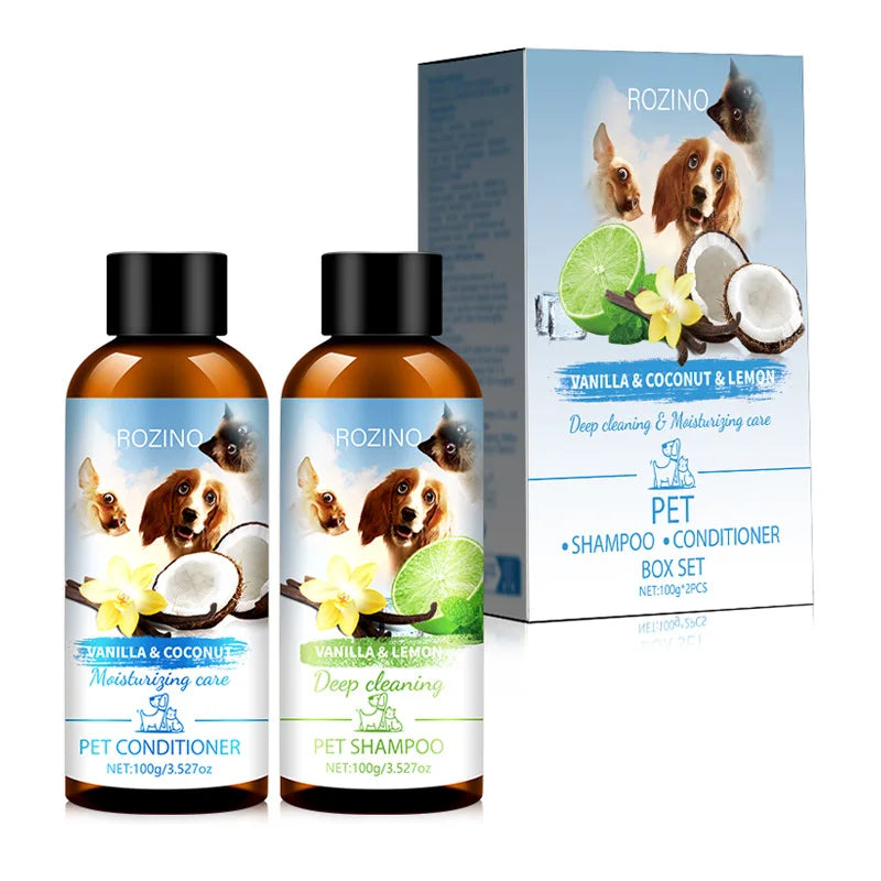 Cat and Dog Coconut Flavor Moisturizing Cleansing Bath Shower Gel Gentle Shampoo