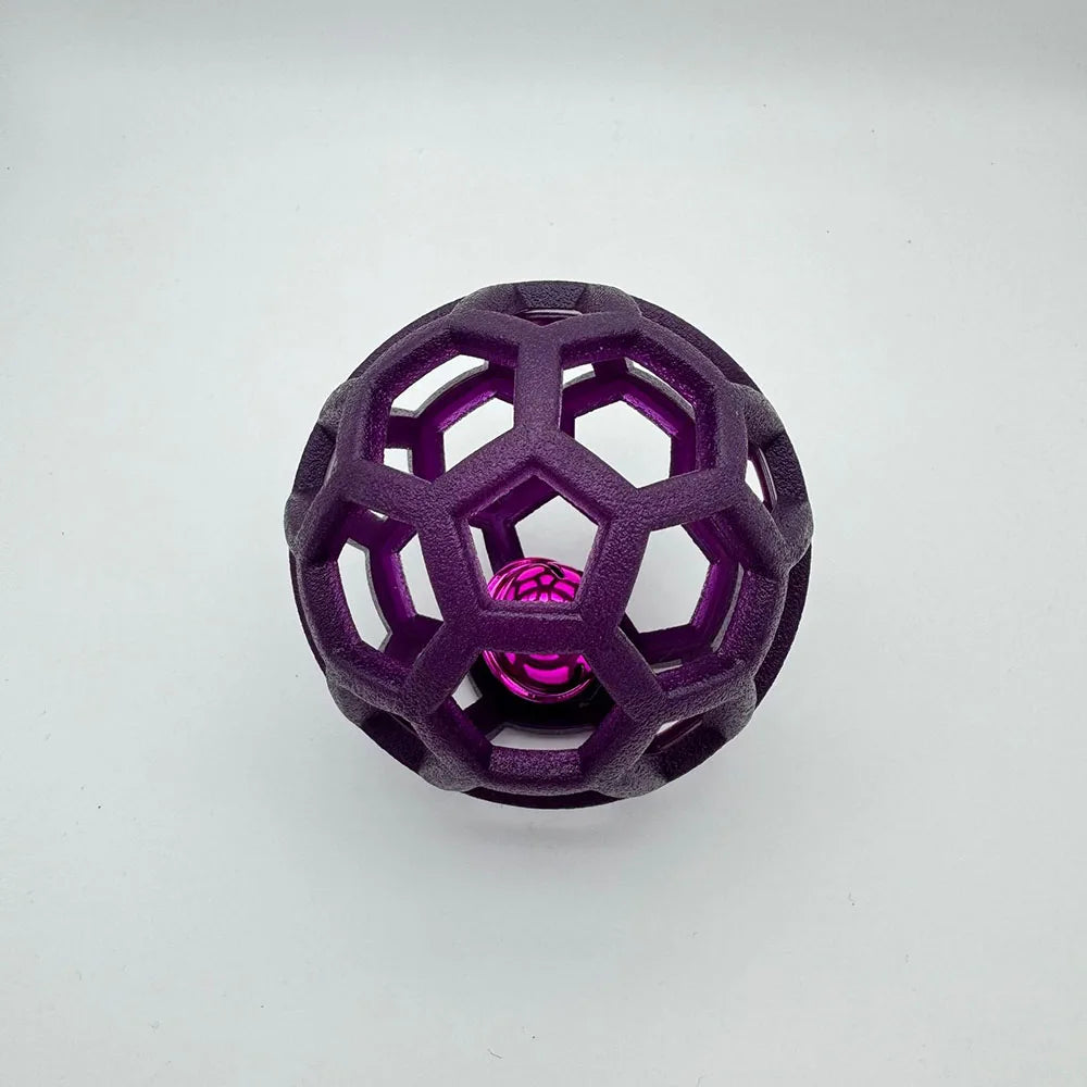 Dog Toy Ball, Pet Boredom Relief Bell Ball, Interactive Play Toy for Dogs, Fun Chew Ball with Bell