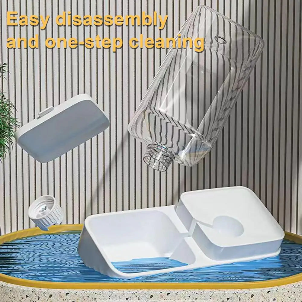 Automatic Cat Feeder Dog Automatic Feeder Transparent Automatic Cat Water Bowl Dog Cat Water Dispenser Pet Accessories