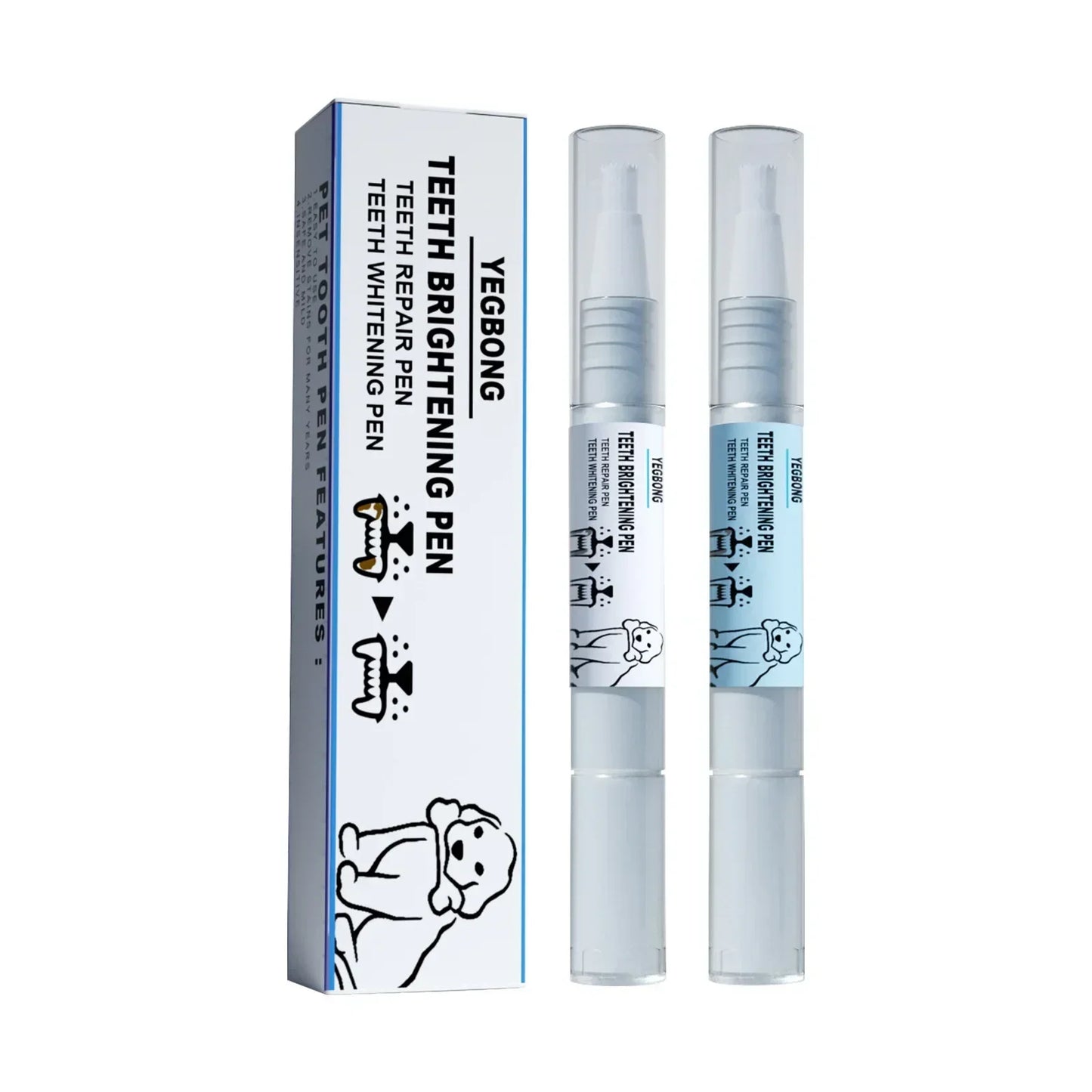 Pets Teeth Cleaning Tools Pet Beauty Toothbrush Clean Kit Tartar Remover Teeth Stones Scraper Dogs Tooth Stains Cleaning Pen